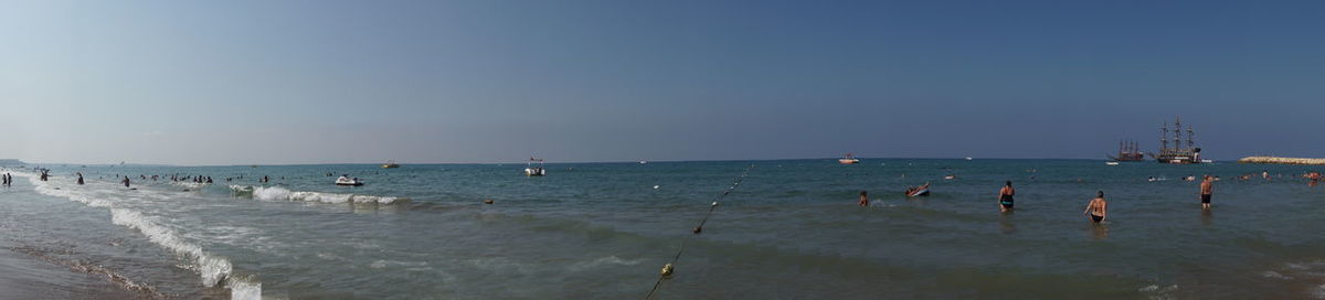 Group of people on beach