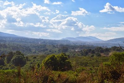 Scenic view of landscape against sky