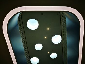 Low angle view of ceiling