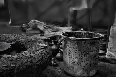 Close-up of preparing food