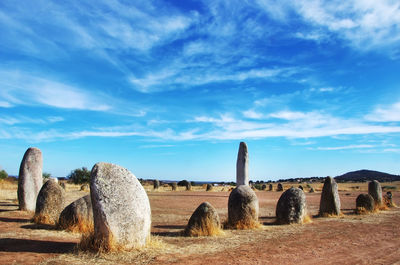 Panoramic shot of landscape against sky