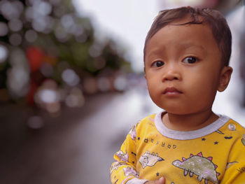 Portrait of cute baby boy