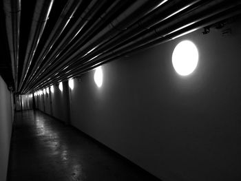 Illuminated tunnel
