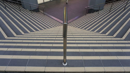 Unique stairway in hachiouji station