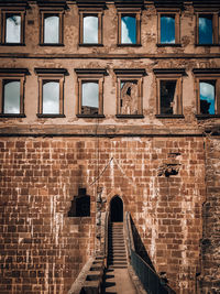 Low angle view of old building
