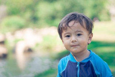 Portrait of cute boy