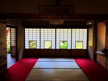 Interior of building