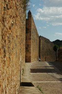 View of old building