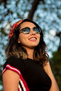 Portrait of a smiling young woman