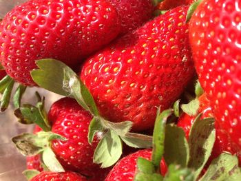 Close-up of strawberries