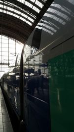 Train at railroad station