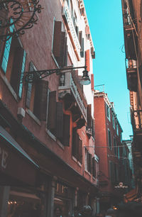 Low angle view of buildings against sky