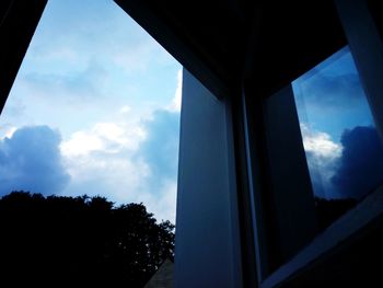 Low angle view of building against sky
