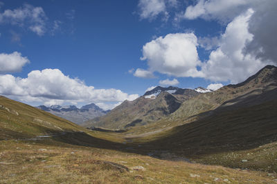 Panoramic view of landscape against sky