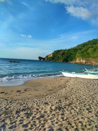 Scenic view of beach