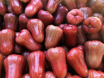 Full frame shot of fruits for sale in market