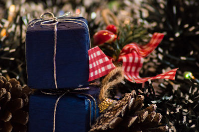 Close-up of christmas decoration