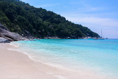 Beach in the summer without people, thailand