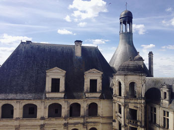 Low angle view of church against sky