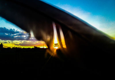 View of sky at sunset