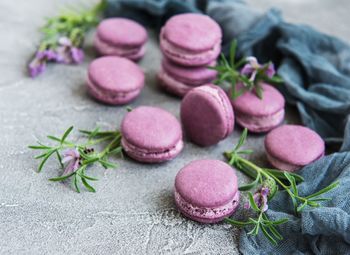 Macaroons and lavender