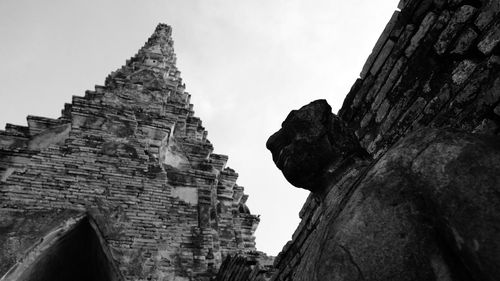 Low angle view of a temple