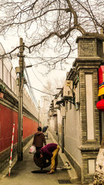 Alley amidst buildings