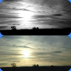 Scenic view of cloudscape against sky during sunset