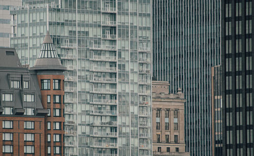 Full frame shot of modern building