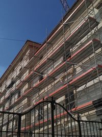 Low angle view of building against sky