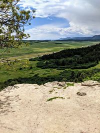 Scenic view of landscape against sky