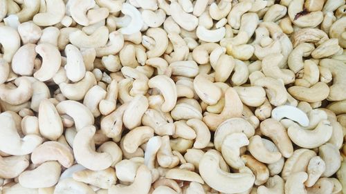 Full frame shot of cashews