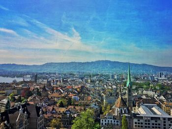 View of cityscape against sky