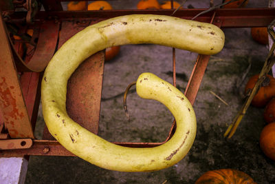 Close-up of bananas hanging