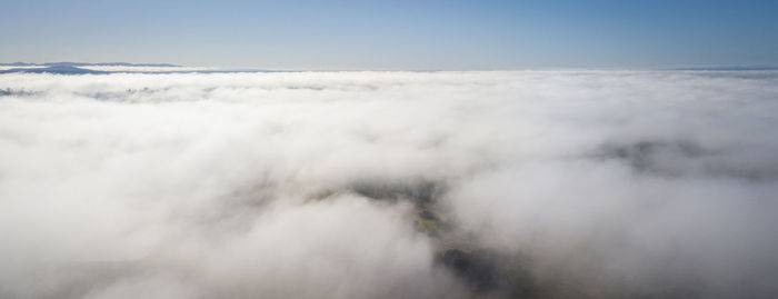 Low angle view of clouds in sky