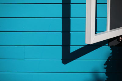 Close-up of window on wall