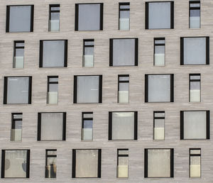 Windows in an apartment building as a texture