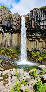 View of waterfall