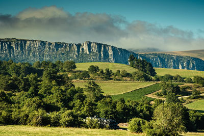 Scenic view of landscape against sky