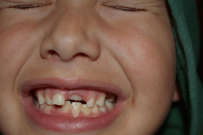 Close-up portrait of boy