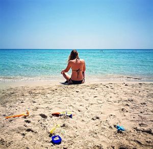 People sitting on beach