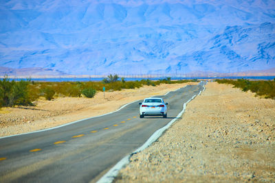 Car on road