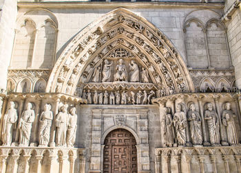 Low angle view of historical building