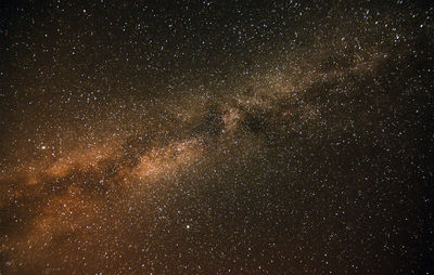 Low angle view of stars in sky