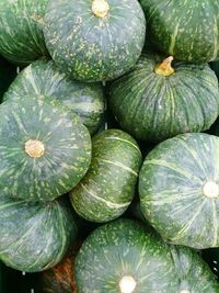 Detail shot of pumpkins