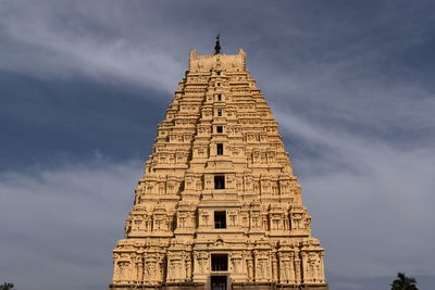 Low angle view of historical building against sky