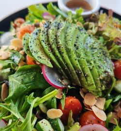 Close-up of food in plate