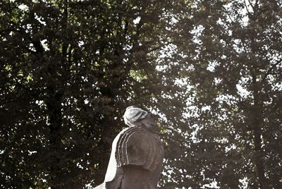 Low angle view of statue