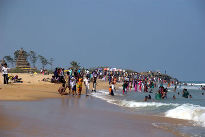 People at beach