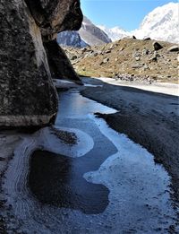 Varglass on the way to satopanth tal, uttarakhand, india